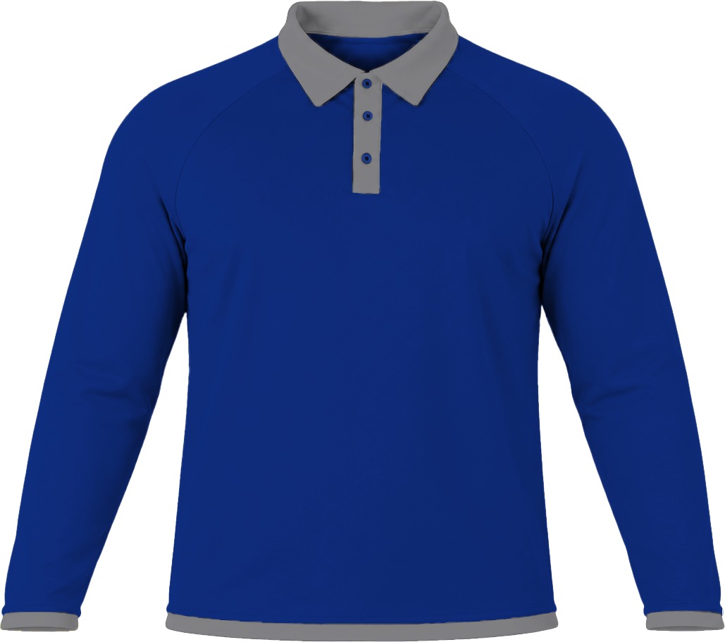 Ringer Unisex Golf Shirt, Raglan Long Sleeve, Birdseye - Image 14