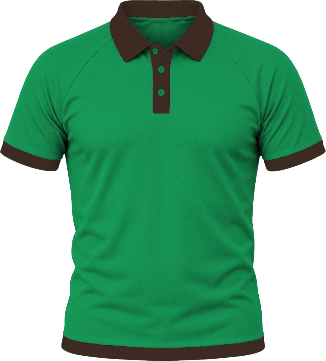 Ringer Unisex Golf Shirt, Raglan Short Sleeve, Birdseye - Image 10