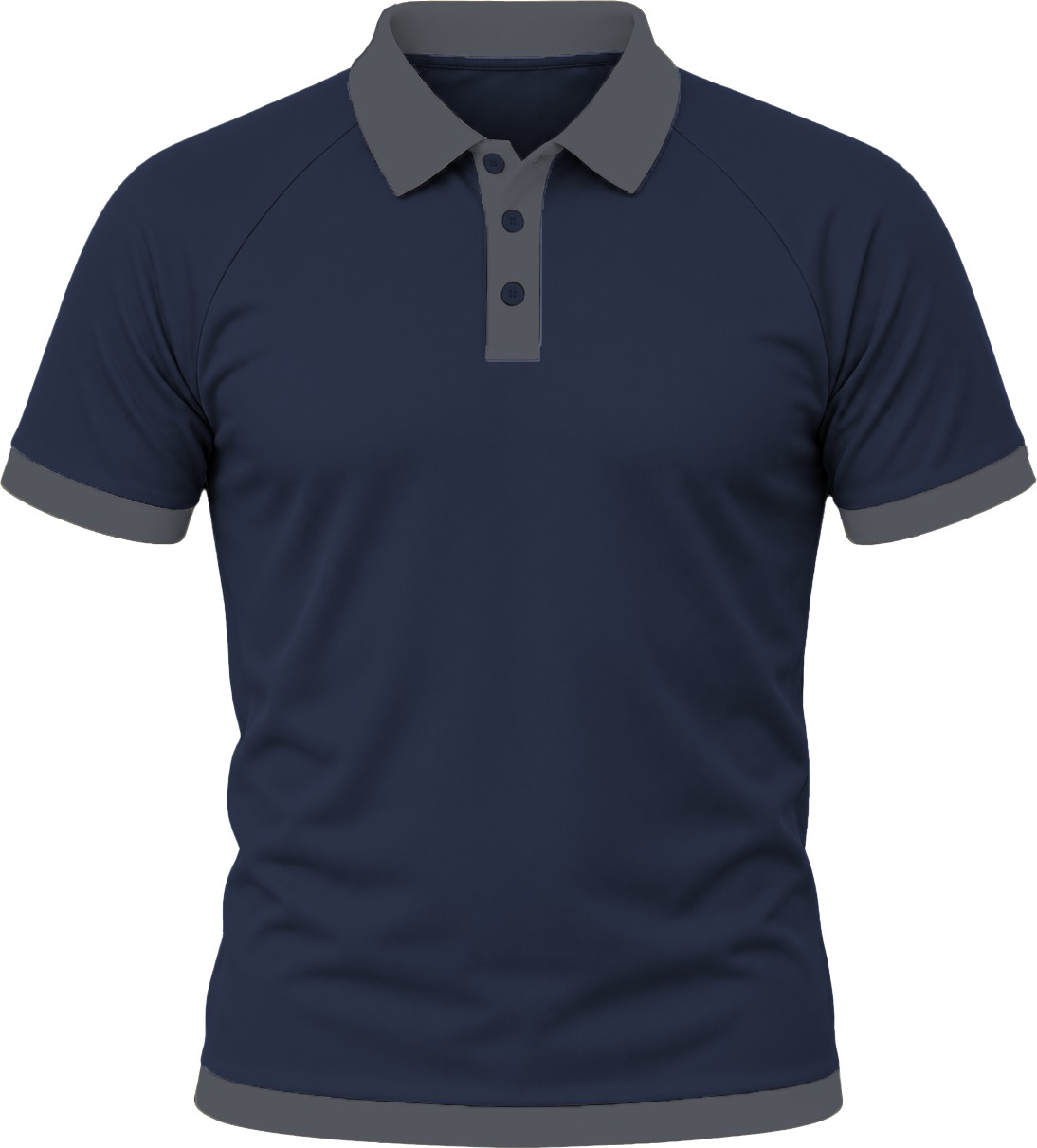 Ringer Unisex Golf Shirt, Raglan Short Sleeve, Birdseye - Image 12