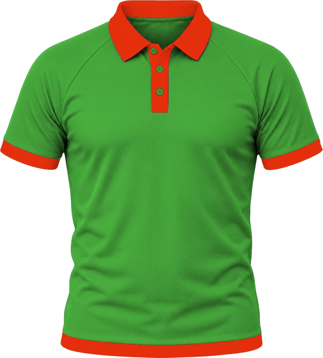 Ringer Unisex Golf Shirt, Raglan Short Sleeve, Birdseye - Image 14