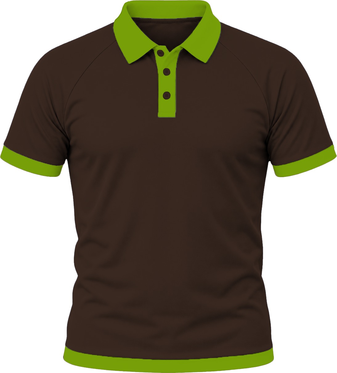 Ringer Unisex Golf Shirt, Raglan Short Sleeve, Birdseye - Image 17