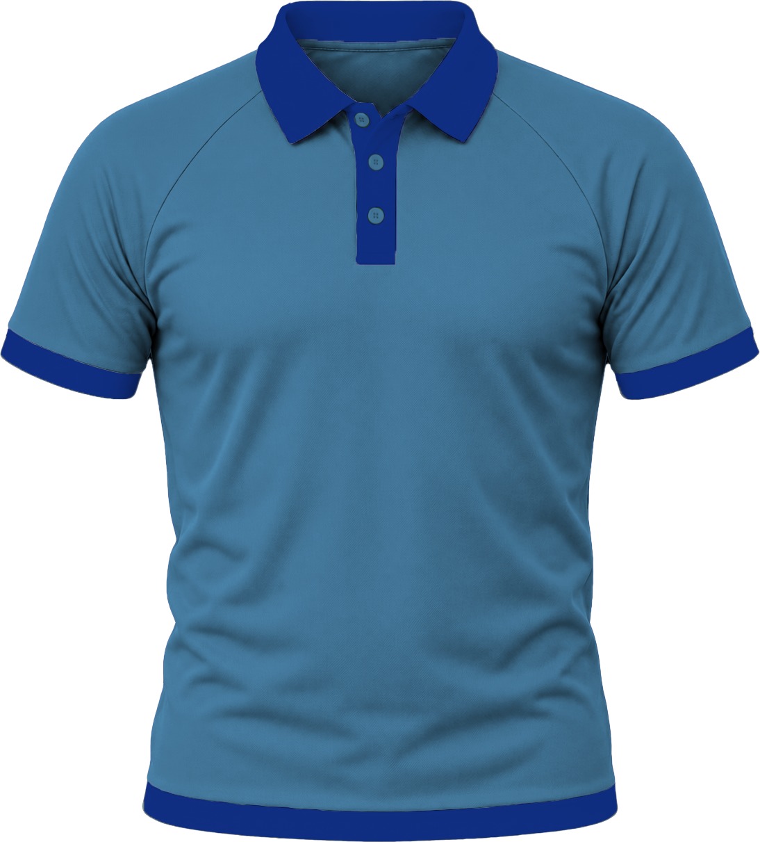 Ringer Unisex Golf Shirt, Raglan Short Sleeve, Birdseye - Image 19