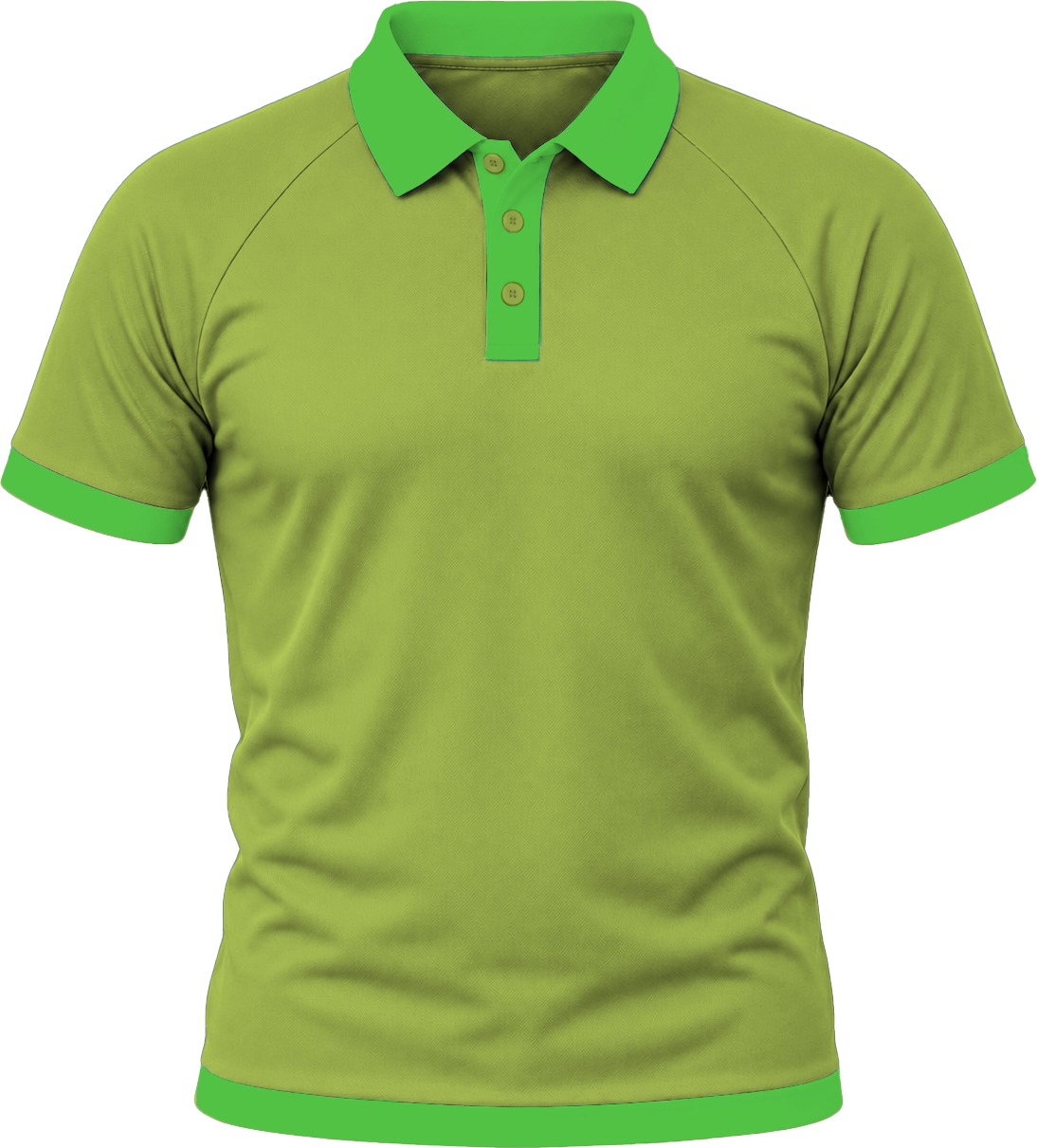 Ringer Unisex Golf Shirt, Raglan Short Sleeve, Birdseye - Image 3
