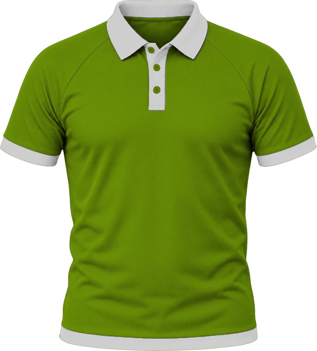 Ringer Unisex Golf Shirt, Raglan Short Sleeve, Birdseye - Image 7