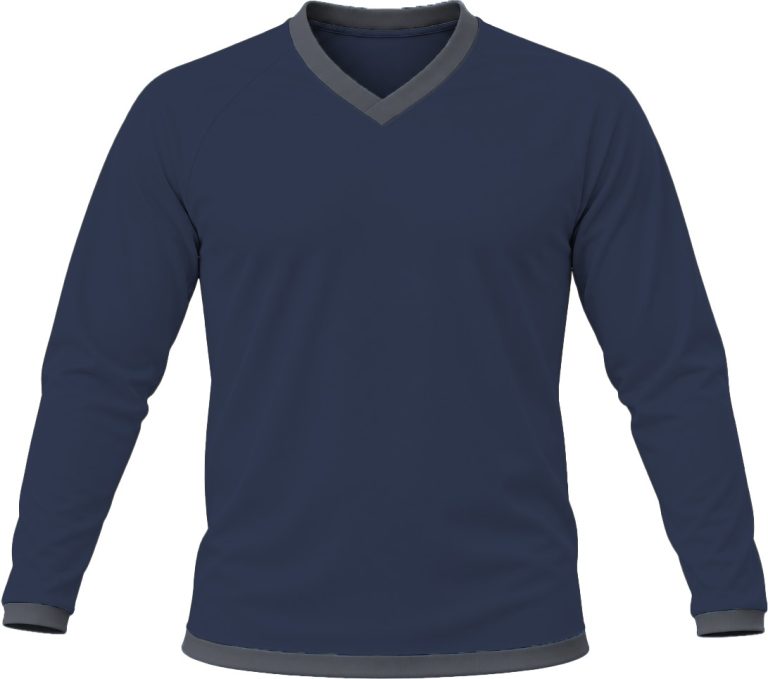 Ringer Unisex V-Neck T-shirt, Raglan Long Sleeve, Birdseye