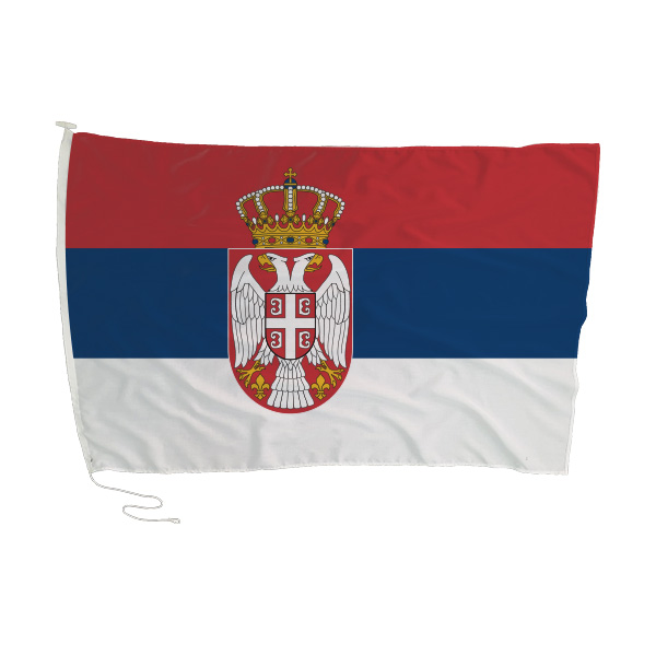 Serbia + Montenegro Flag 90 x 60cm