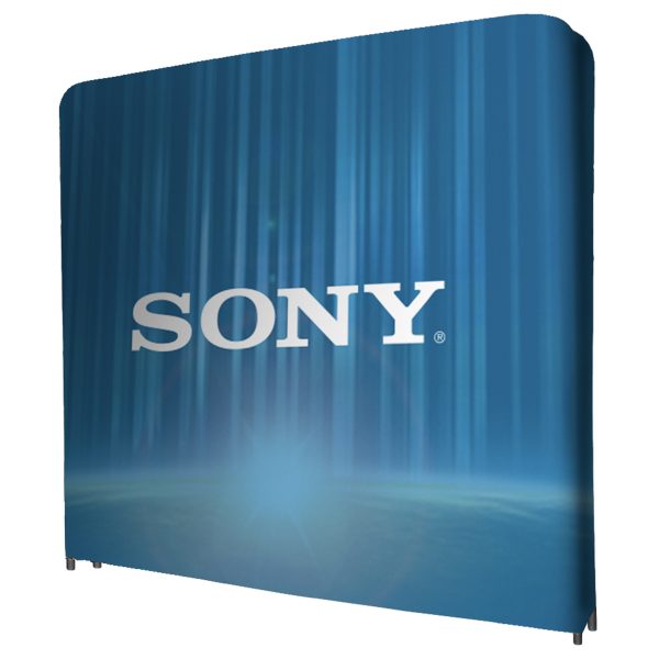 Freestanding Box Banner Double Sided Print 2500 X 2280 X 300mm