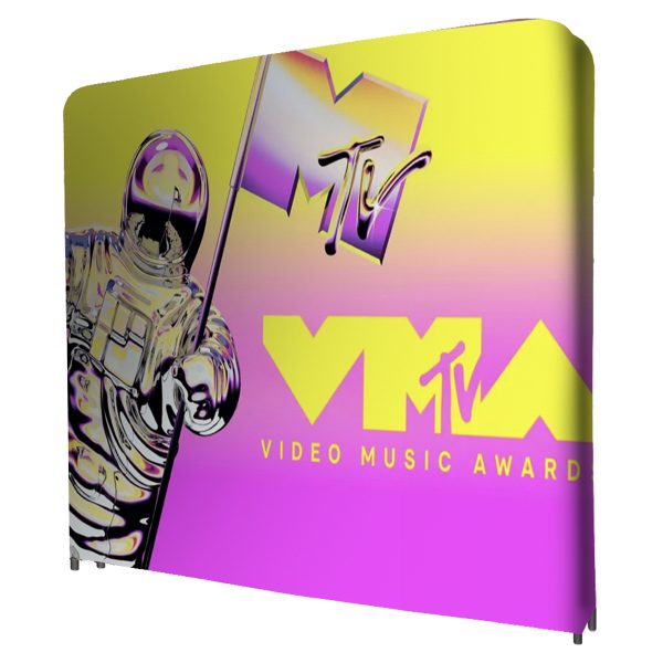 Freestanding Box Banner Double Sided Print 3000 X 2280 X 300mm