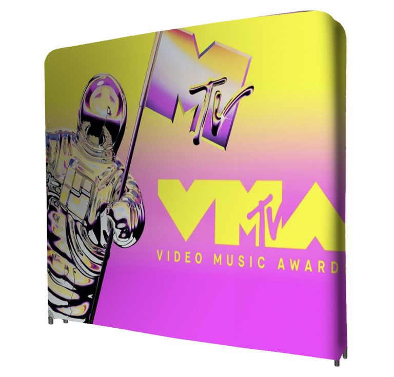 Freestanding Box Banner Double Sided Print 3000 X 2280 X 300mm