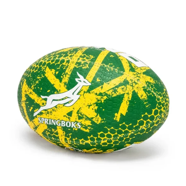 Springboks Graffiti Training Rugby Ball Green