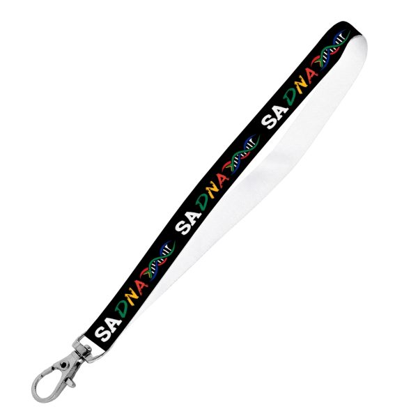 Satin Lanyard S/Sided Print with Snap Hook 20 x 950mm