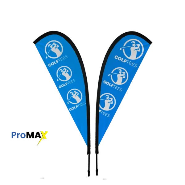 ProMAX Teardrop Banner 2m Double sided, Complete