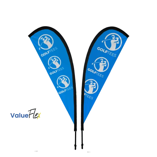 ValueFLEX Teardrop Banner 2m Double sided, Complete