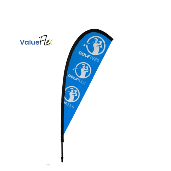 ValueFLEX Teardrop Banner 2m Single sided, Complete