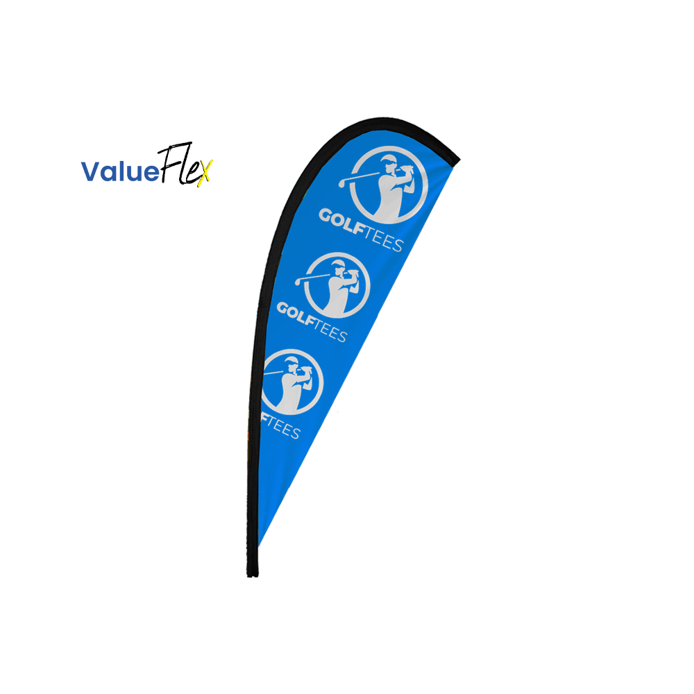 ValueFLEX Teardrop Banner 2m Single sided, Skin Only, Available in sets of 2