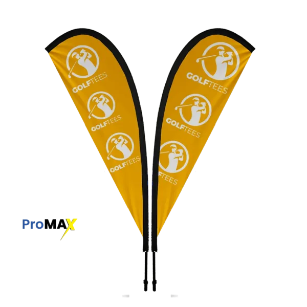 ProMAX Teardrop Banner 3m Double sided, Complete