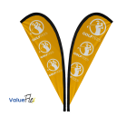 ValueFLEX Teardrop Banner 3m Double sided, Skin Only