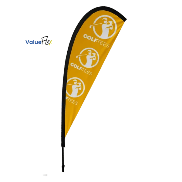 ValueFLEX Teardrop Banner 3m Single sided, Complete