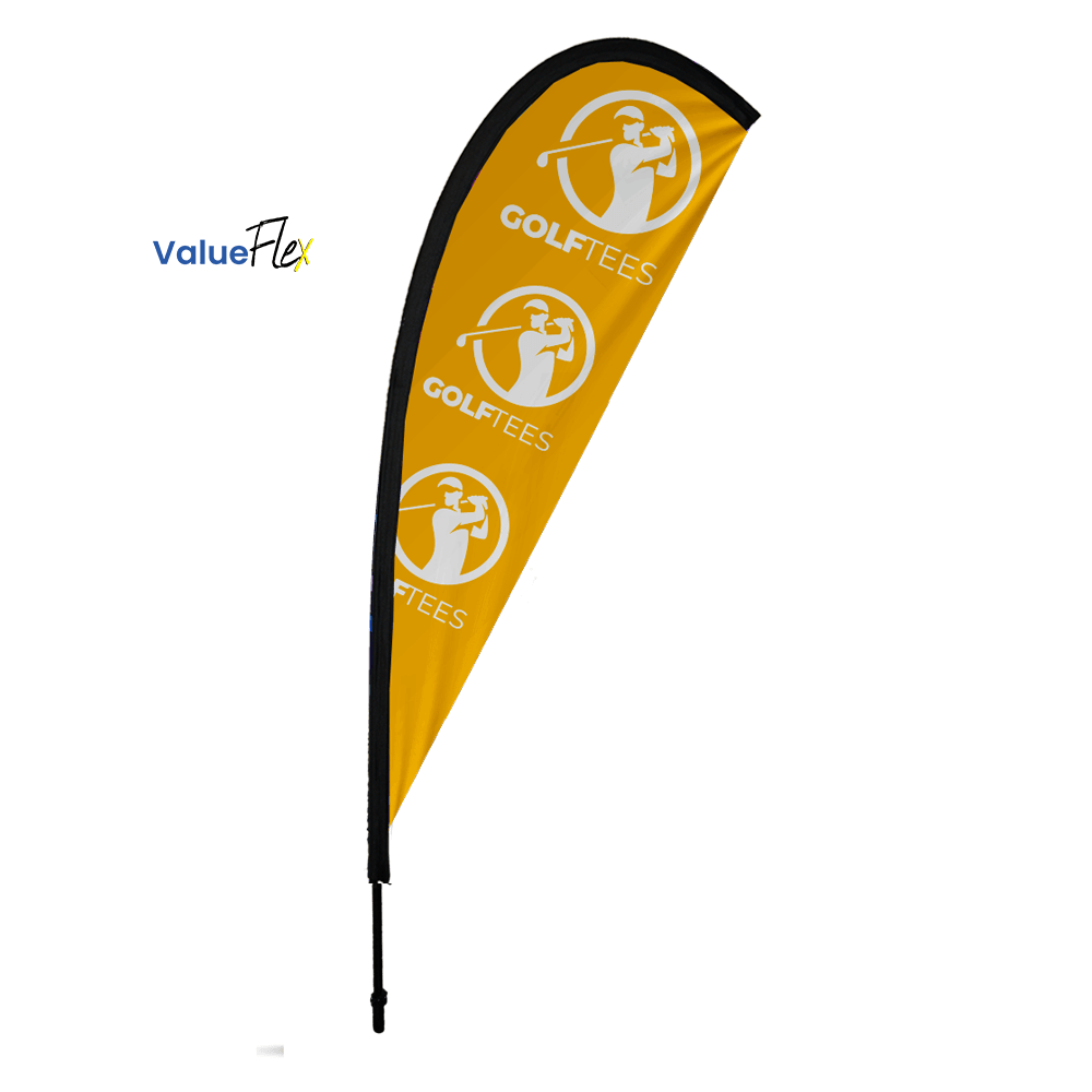 ValueFLEX Teardrop Banner 3m Single sided, Complete, Available in sets of 2