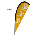 ProMAX Teardrop Banner 3m Single sided, Skin Only, Available in sets of 2