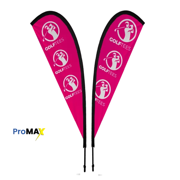 ProMAX Teardrop Banner 4m Double sided, Complete