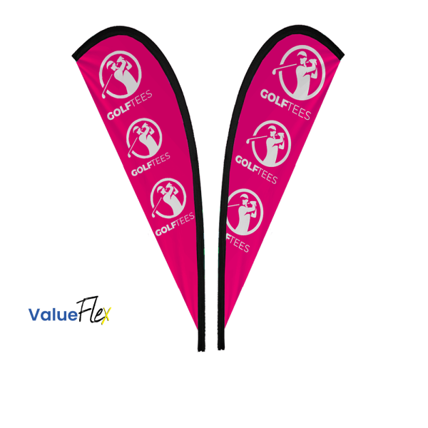 ValueFLEX Teardrop Banner 4m Double sided, Skin Only,