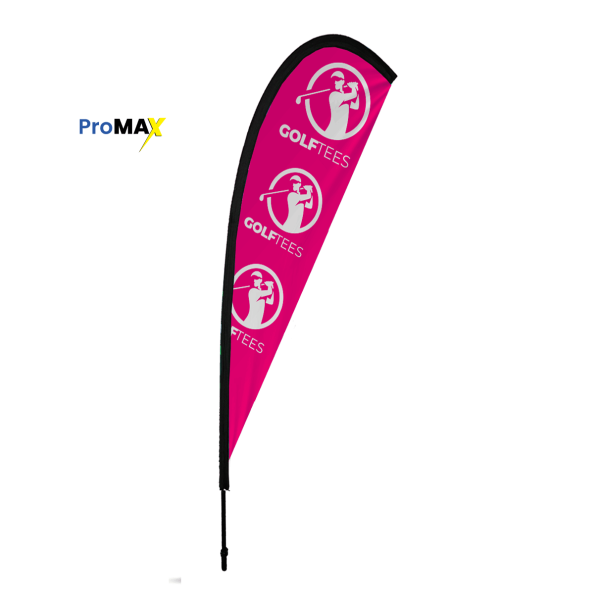 ProMAX Teardrop Banner 4m Single sided, Complete, Available in sets of 2
