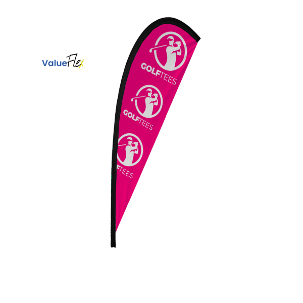 ValueFLEX Teardrop Banner 4m Single sided, Skin Only, Available in sets of 2