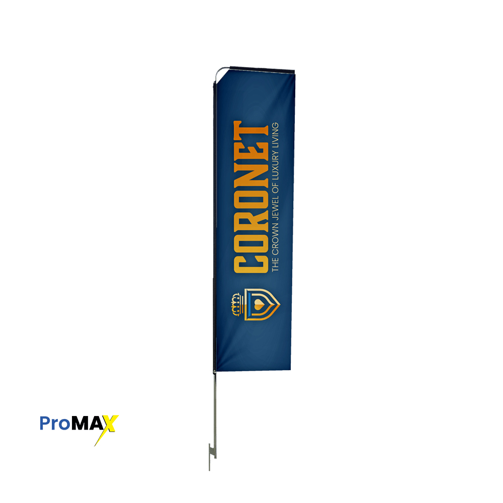 ProMAX Telescopic Banner 3m Double sided, Complete