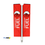 ProMAX Telescopic Banner 4m Double sided, Complete