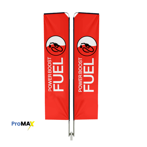 ProMAX Telescopic Banner 4m Double sided, Complete