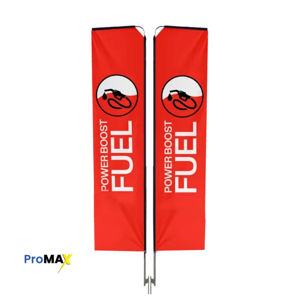 ProMAX Telescopic Banner 4m Double sided, Complete