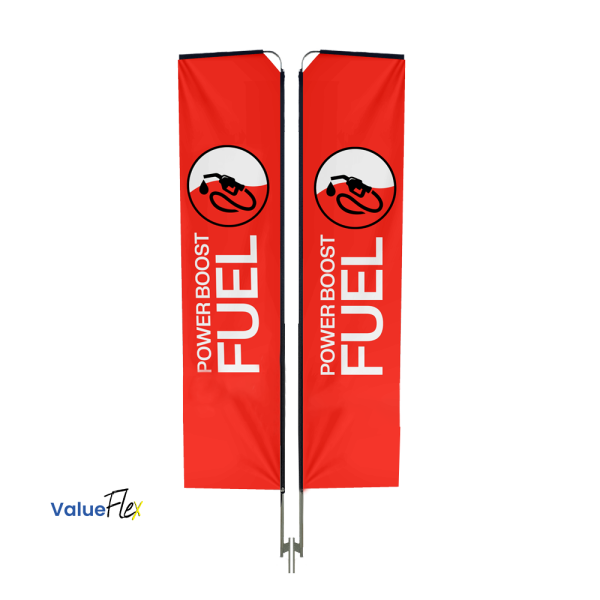 ValueFLEX Telescopic Banner 4m Double sided, Complete