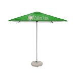 Umbrella 3m x 3m, Dye Sub, Square 4-Panel, Complete
