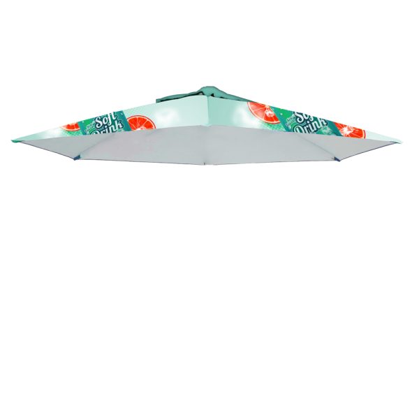 Umbrella 3m x 3m, Dye Sub, Hexagon 6-Panel, Skin only