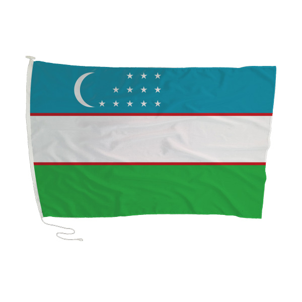 Uzbekistan Flag 90 x 60cm