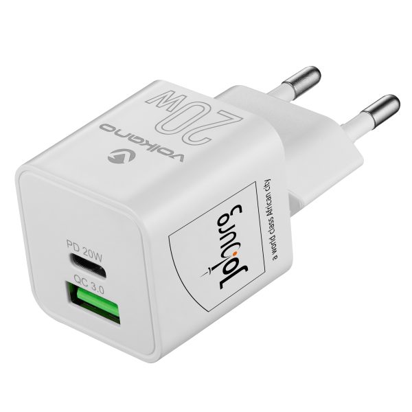 Volkano Dyna Duo 20W PD + QC 3.0 Wall Charger