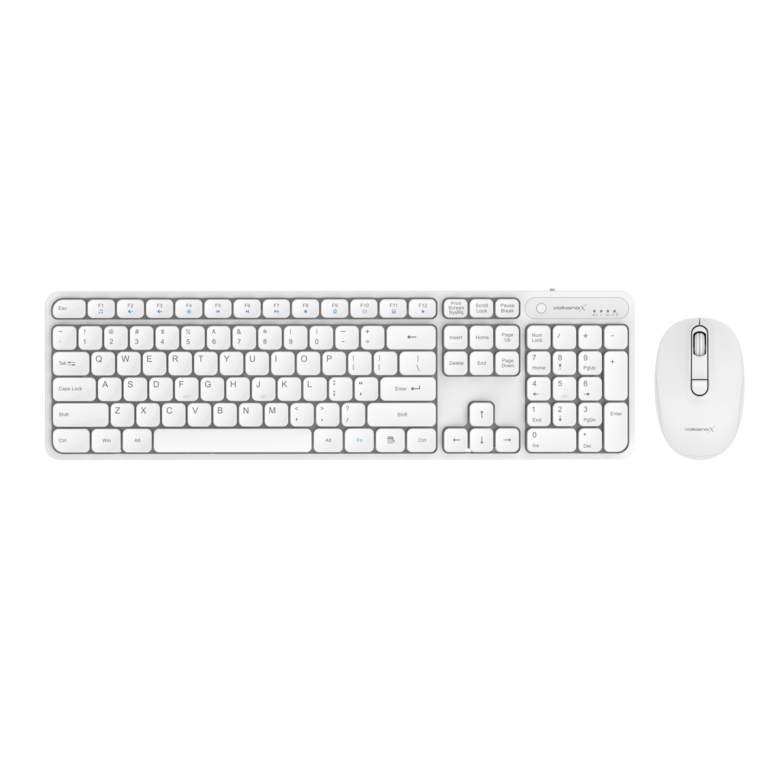 VolkanoX Garnet Bluetooth Wireless Keyboard And Mouse Combo - Image 2