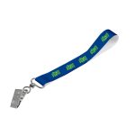 Matte Polyester Wrist Phone Strap S/Sided Print with Crocodile Clip 15 x 340mm