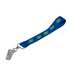 Matte Polyester Wrist Phone Strap D/Sided Print with Crocodile Clip 20 x 340mm