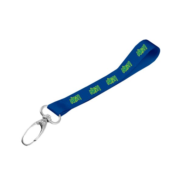 Matte Polyester Wrist Phone Strap D/Sided Print with Lobster Clip 20 x 340mm