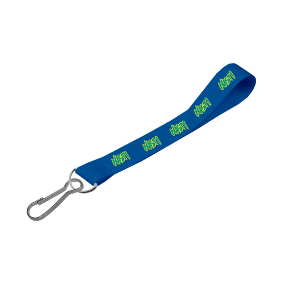Matte Polyester Wrist Phone Strap D/Sided Print with Swivel Hook 20 x 340mm