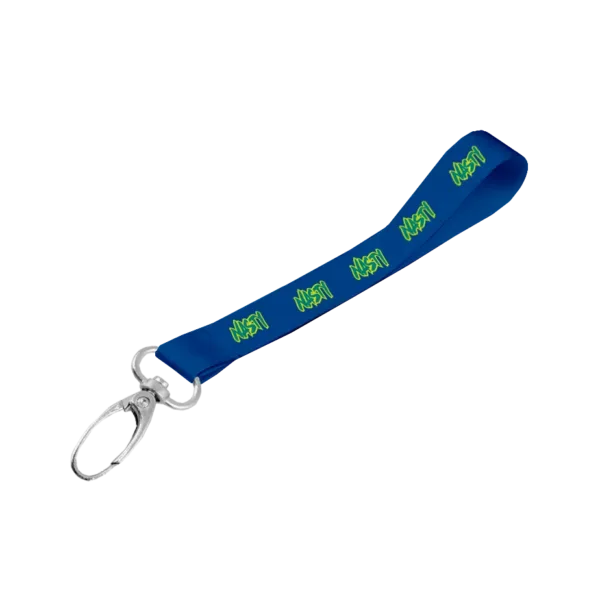 Matte Polyester Wrist Phone Strap D/Sided Print with Lobster Clip 25 x 340mm
