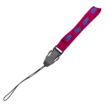 Petersham Wrist Phone Strap D/Sided Print with Cellphone Clip 15 x 340mm