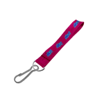 Petersham Wrist Phone Strap D/Sided Print with Swivel Hook 15 x 340mm