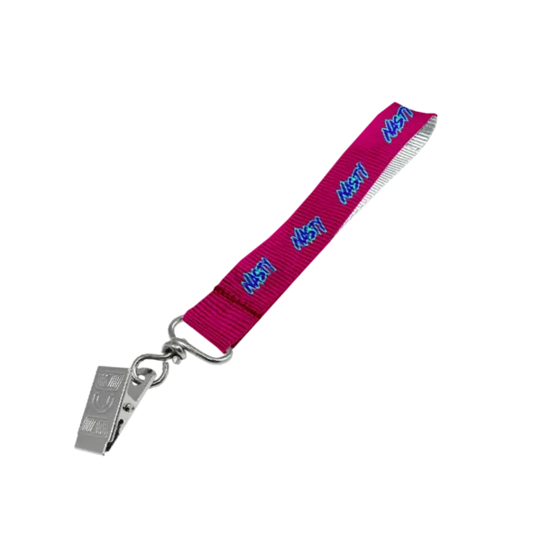 Petersham Wrist Phone Strap S/Sided Print with Crocodile Clip 15 x 340mm