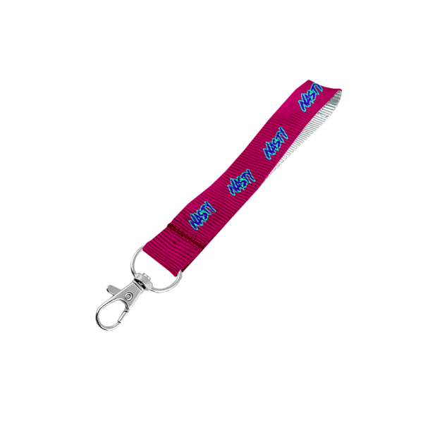 Petersham Wrist Phone Strap S/Sided Print with Snap Hook 15 x 340mm
