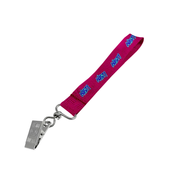 Petersham Wrist Phone Strap D/Sided Print with Crocodile Clip 20 x 340mm