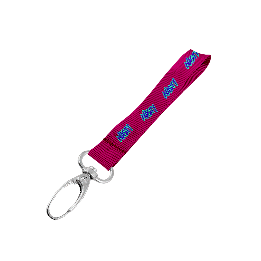 Petersham Wrist Phone Strap D/Sided Print with Lobster Clip 25 x 340mm