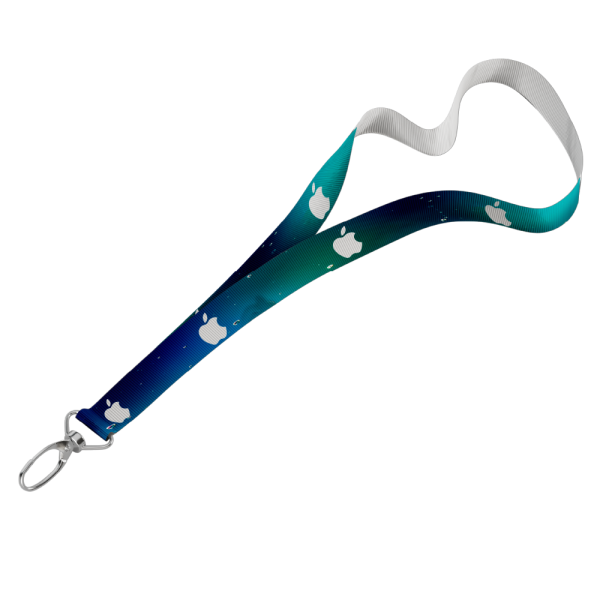 Petersham Wrist Phone Strap S/Sided Print with Lobster Clip 25 x 340mm